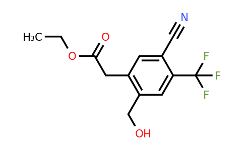 1803808-87-8 | Ethyl 5-cyano-2-hydroxymethyl-4-(trifluoromethyl)phenylacetate