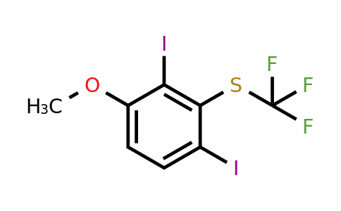1803808-88-9 | 2,4-Diiodo-3-(trifluoromethylthio)anisole