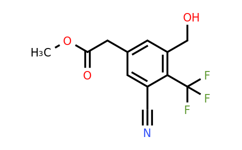 1803809-02-0 | Methyl 3-cyano-5-hydroxymethyl-4-(trifluoromethyl)phenylacetate
