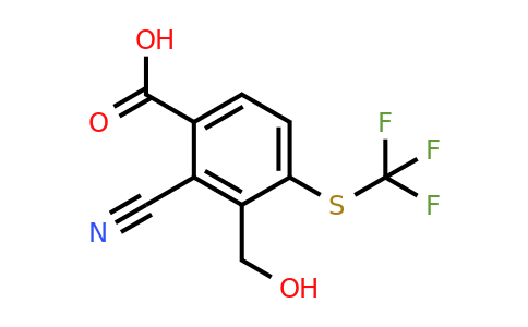 1803809-33-7 | 2-Cyano-3-hydroxymethyl-4-(trifluoromethylthio)benzoic acid