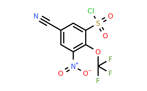 1803809-41-7 | 5-Cyano-3-nitro-2-(trifluoromethoxy)benzenesulfonylchloride