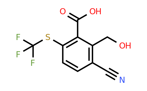 1803809-43-9 | 3-Cyano-2-hydroxymethyl-6-(trifluoromethylthio)benzoic acid