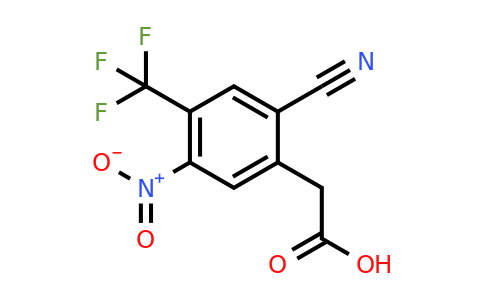 1803809-77-9 | 2-Cyano-5-nitro-4-(trifluoromethyl)phenylacetic acid