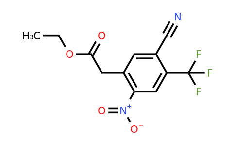 1803809-90-6 | Ethyl 5-cyano-2-nitro-4-(trifluoromethyl)phenylacetate