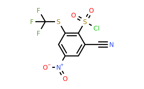 1803810-04-9 | 2-Cyano-4-nitro-6-(trifluoromethylthio)benzenesulfonylchloride