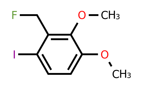 1,2-Dimethoxy-4-iodo-3-(fluoromethyl)benzene