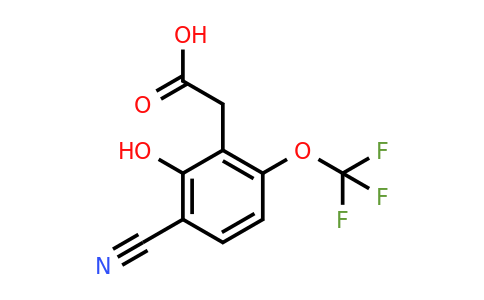 1803811-28-0 | 3-Cyano-2-hydroxy-6-(trifluoromethoxy)phenylacetic acid
