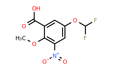 1803811-49-5 | 5-Difluoromethoxy-2-methoxy-3-nitrobenzoic acid