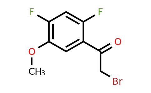 1803811-66-6 | 2',4'-Difluoro-5'-methoxyphenacyl bromide