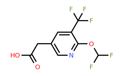 2-Difluoromethoxy-3-(trifluoromethyl)pyridine-5-acetic acid