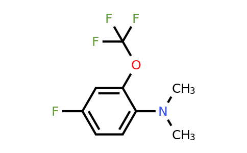 1803812-08-9 | 1-Dimethylamino-4-fluoro-2-(trifluoromethoxy)benzene