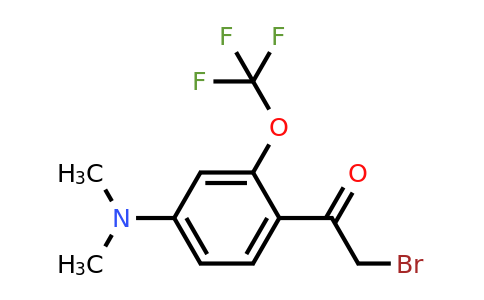 1803813-09-3 | 4'-Dimethylamino-2'-(trifluoromethoxy)phenacyl bromide