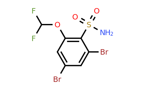 1803813-21-9 | 2,4-Dibromo-6-(difluoromethoxy)benzenesulfonamide
