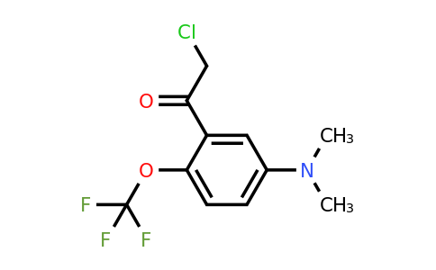 1803813-32-2 | 5'-Dimethylamino-2'-(trifluoromethoxy)phenacyl chloride
