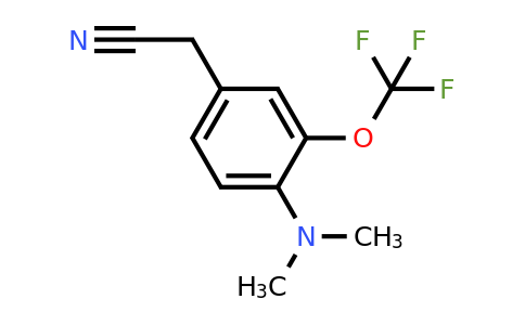 1803813-99-1 | 4-Dimethylamino-3-(trifluoromethoxy)phenylacetonitrile