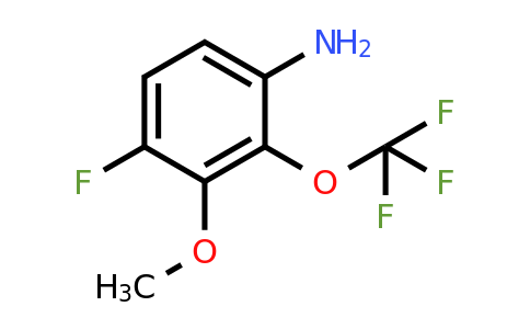 1803814-10-9 | 4-Fluoro-3-methoxy-2-(trifluoromethoxy)aniline