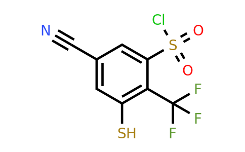 1803814-18-7 | 5-Cyano-3-mercapto-2-(trifluoromethyl)benzenesulfonylchloride