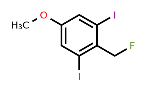 1803814-69-8 | 3,5-Diiodo-4-(fluoromethyl)anisole