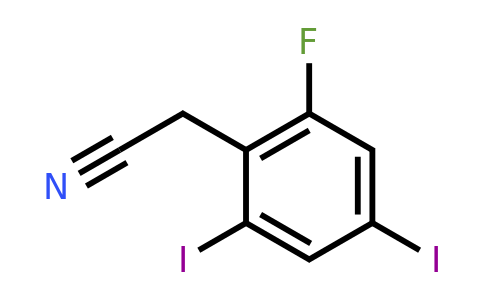 1803815-08-8 | 2,4-Diiodo-6-fluorophenylacetonitrile
