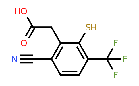 1803815-13-5 | 6-Cyano-2-mercapto-3-(trifluoromethyl)phenylacetic acid
