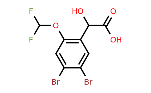 1803815-19-1 | 4,5-Dibromo-2-(difluoromethoxy)mandelic acid