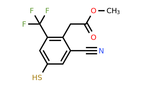 1803815-45-3 | Methyl 2-cyano-4-mercapto-6-(trifluoromethyl)phenylacetate