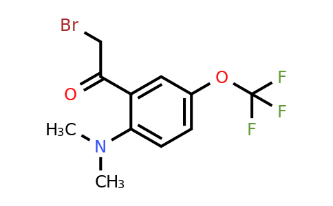 1803815-64-6 | 2'-Dimethylamino-5'-(trifluoromethoxy)phenacyl bromide