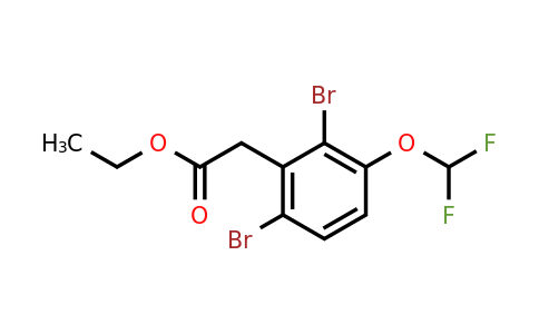 1803815-68-0 | Ethyl 2,6-dibromo-3-(difluoromethoxy)phenylacetate