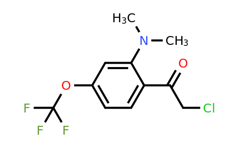1803815-70-4 | 2'-Dimethylamino-4'-(trifluoromethoxy)phenacyl chloride