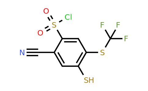1803815-73-7 | 2-Cyano-4-mercapto-5-(trifluoromethylthio)benzenesulfonylchloride
