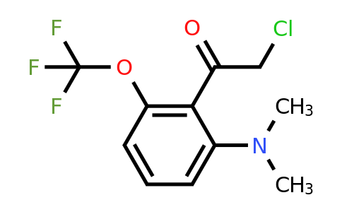 1803815-79-3 | 2'-Dimethylamino-6'-(trifluoromethoxy)phenacyl chloride