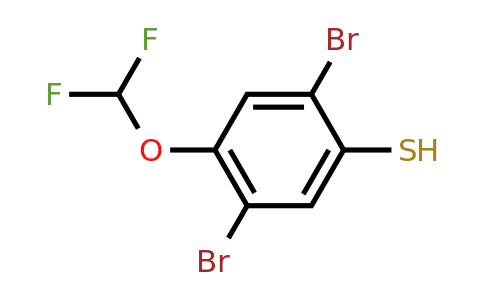 1803816-00-3 | 2,5-Dibromo-4-(difluoromethoxy)thiophenol