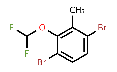 1803816-10-5 | 3,6-Dibromo-2-(difluoromethoxy)toluene