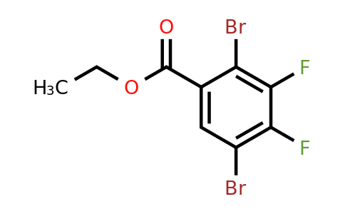 1803816-45-6 | Ethyl 2,5-dibromo-3,4-difluorobenzoate