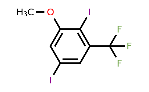 1803816-84-3 | 2,5-Diiodo-3-(trifluoromethyl)anisole