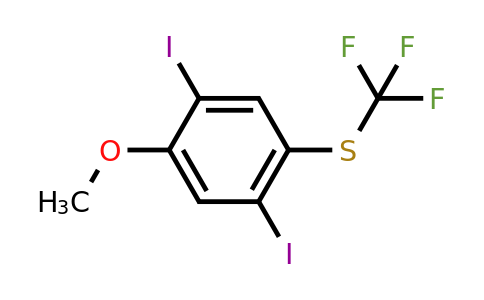 1803816-96-7 | 2,5-Diiodo-4-(trifluoromethylthio)anisole