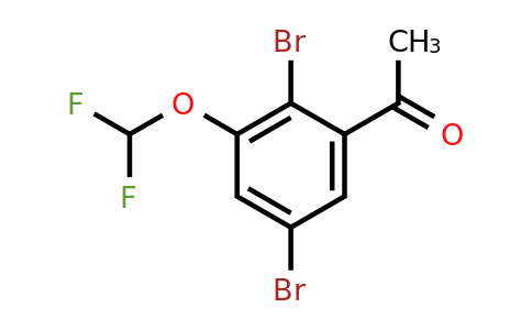 1803817-05-1 | 2',5'-Dibromo-3'-(difluoromethoxy)acetophenone