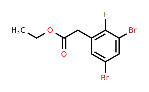 1803817-32-4 | Ethyl 3,5-dibromo-2-fluorophenylacetate