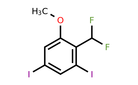 1803817-33-5 | 2-Difluoromethyl-3,5-diiodoanisole