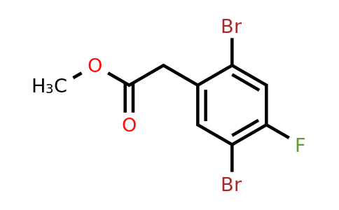 1803817-39-1 | Methyl 2,5-dibromo-4-fluorophenylacetate