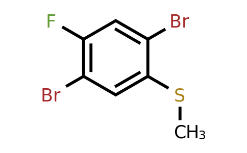 1803817-41-5 | 2,5-Dibromo-4-fluorothioanisole