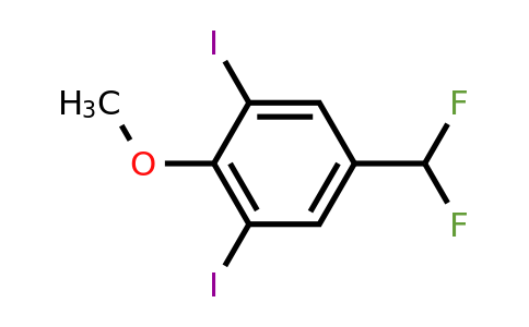 1803817-51-7 | 4-Difluoromethyl-2,6-diiodoanisole
