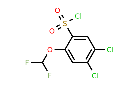 1803817-82-4 | 4,5-Dichloro-2-(difluoromethoxy)benzenesulfonylchloride