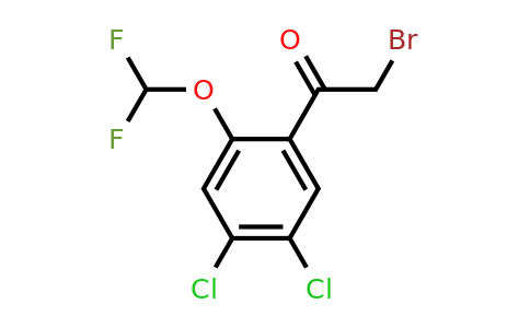 1803818-48-5 | 4',5'-Dichloro-2'-(difluoromethoxy)phenacyl bromide