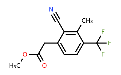 1803818-51-0 | Methyl 2-cyano-3-methyl-4-(trifluoromethyl)phenylacetate