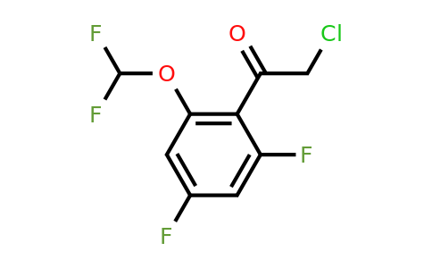 1803818-65-6 | 2',4'-Difluoro-6'-(difluoromethoxy)phenacyl chloride