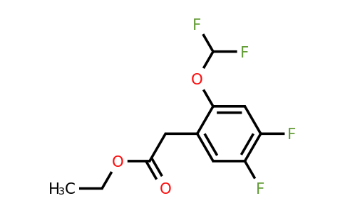 1803818-87-2 | Ethyl 4,5-difluoro-2-(difluoromethoxy)phenylacetate