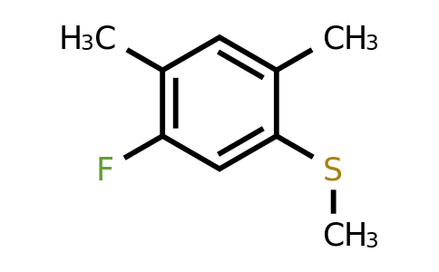 1803819-14-8 | 2,4-Dimethyl-5-fluorothioanisole
