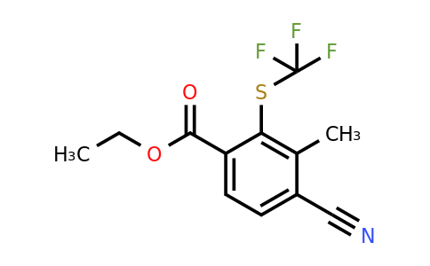 1803819-24-0 | Ethyl 4-cyano-3-methyl-2-(trifluoromethylthio)benzoate