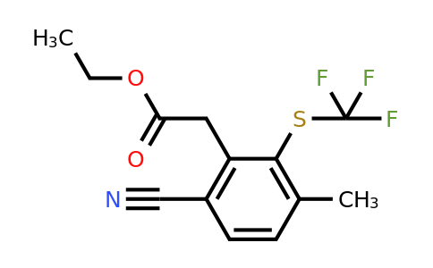 1803819-65-9 | Ethyl 6-cyano-3-methyl-2-(trifluoromethylthio)phenylacetate